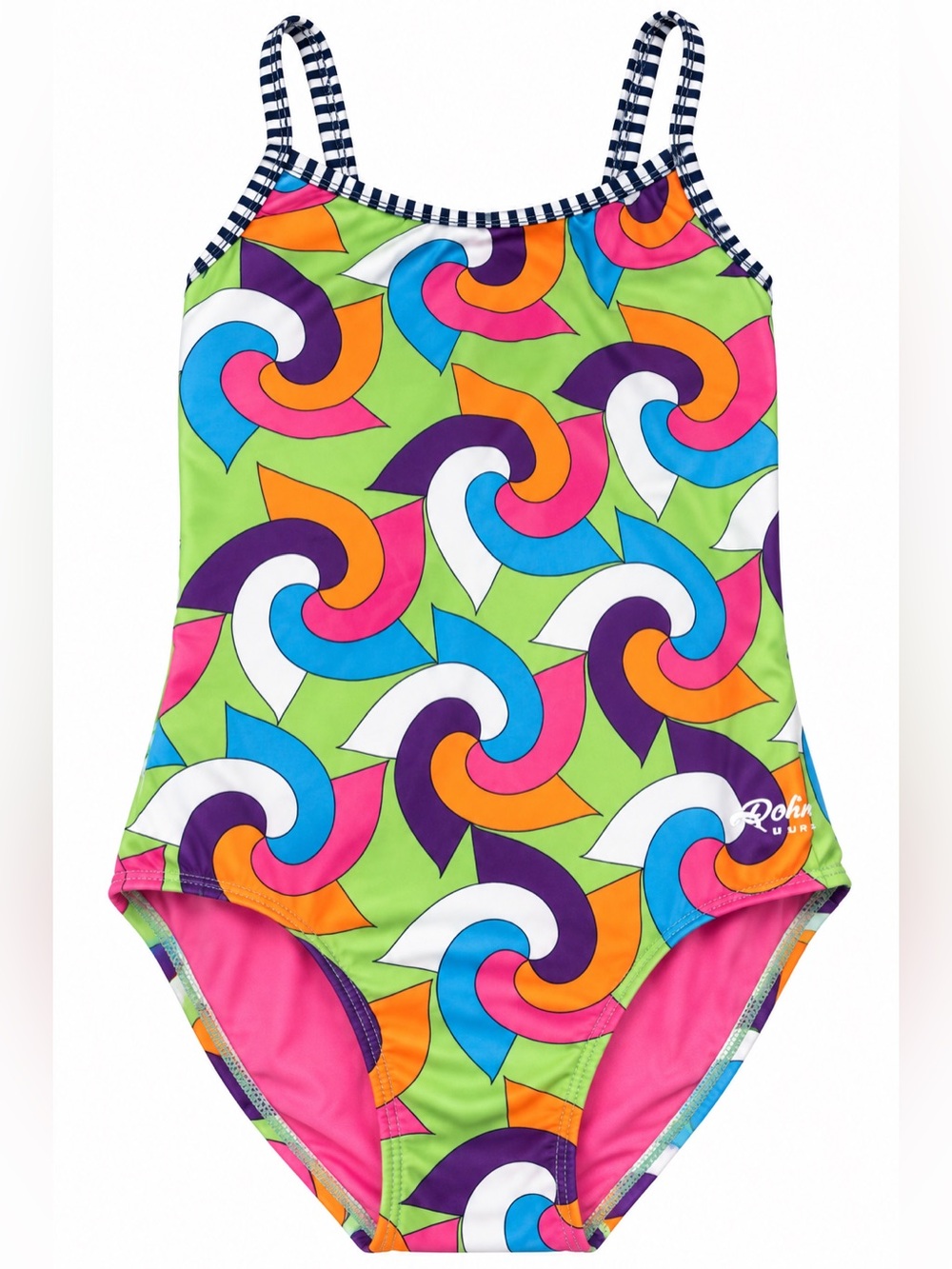 Dolfin Uglies  Kids One-Piece Swimsuit in Geometric print